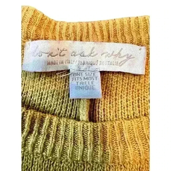 American Eagle One Size Don't Ask Why Sweater Open Back Fall Holiday Party - Picture 3 of 13